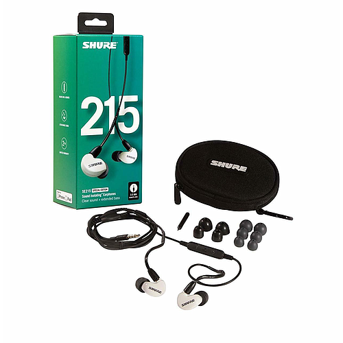 Shure - Audífonos In-Ears Aislantes de Sonido, Color: Blanco Mod.SE215SPE-W-UNI_6