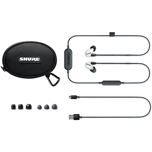 Shure - Audífonos In-Ears Bluetooth Aislantes de Sonido, Color: Blanco Mod.SE215SPE-W-BT1_19