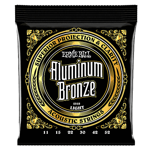 Ernie Ball - Encordado para Guitarra Acústica, Aluminum Bronze Light Mod.2568