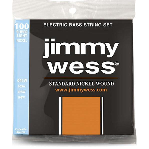 Jimmy Wess - Encordado para Bajo Eléctrico Niquel 48-110 Mod.100SL