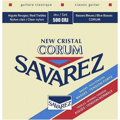 Savarez - Encordado New Cristal Corum Mixed Tension para Guitarra Clásica Mod.500CRJ