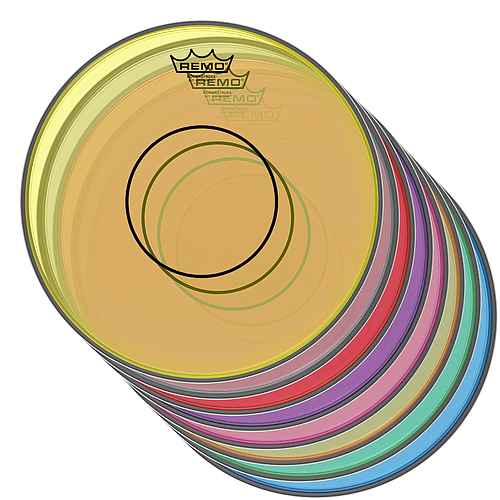 Remo - Parche Colortone Powerstroke 77, Tamaño: 14" Mod.P7-0314-CT-__