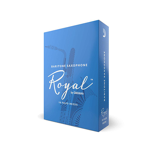 D'Addario - Cañas Royal para Sax Baritono, 10 Piezas Mod.RLB10__