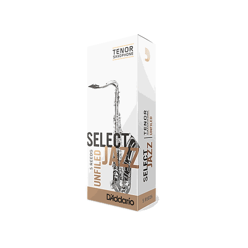 D'Addario - Cañas Select Jazz Unfiled para Sax Tenor, 5 Piezas Mod.RRS05TSX__