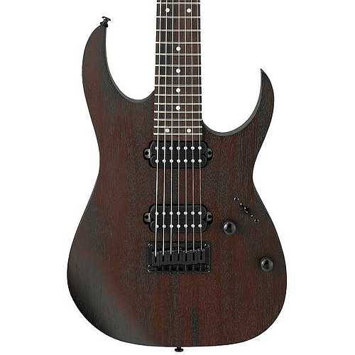 Ibañez - Guitarra Eléctrica RG de 7 cuerdas, Color: Nogal Mate Mod.RG7421-WNF