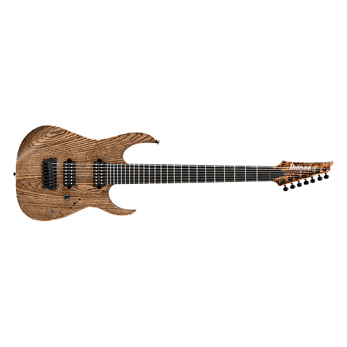 Ibañez - Guitarra Eléctrica RG Iron Label de 7 Cuerdas, Color: Roble Mod.RGIXL7-ABL
