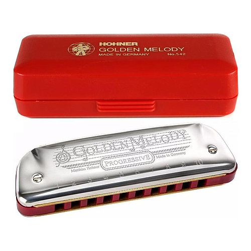 Hohner - Armonica Sib-Mayor ''Golden Melody Progressive'' Mod.M54411X