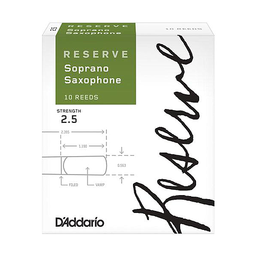 D'Addario - 5 Canas Reserve para Saxofón Soprano Mod.RIR05__