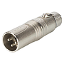 Neutrik - Adaptador XLR 3 Polos Macho a XLR 5 Polos Hembra Mod.NA3M5F