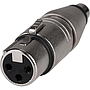 Neutrik - Adaptador XLR Hembra 3 Pines a Jack RCA Hembra Mod.NA2FPMF