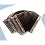 Hohner - Acordeón Diatónico Corona II Xtreme, Fa-Sib-Mib, 34 Botones y 12 Bajos Mod.A544_