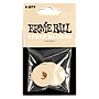 Ernie Ball - 4 Seguros de Plástico para Tahali, Color: Crema Mod.5624