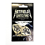 Dunlop - 6 Plumillas James Hetfield White Fang para Guitarra, Tamaño 1.00 mm Mod.PH122T100